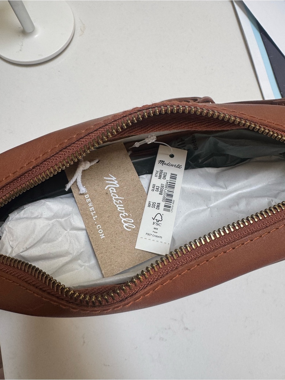 Madewell Transport Brown Leather Crossbody - Picture 8 of 14